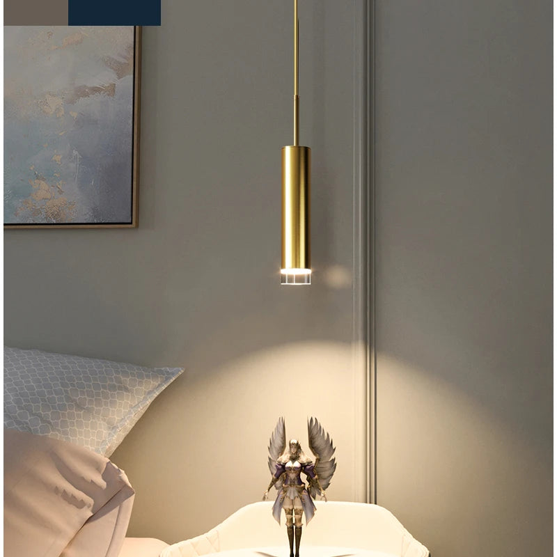 Fumi Modern Adjustable LED Pendant Light, Elegant Ceiling Hanging LED Light Fixture for Kitchen Island Living Room Bedroom - vue 2 sur 8