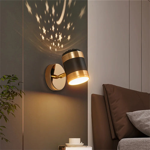 applique murale led rotative moderne lampe de lecture décoration luminaria - vue 2 sur 8