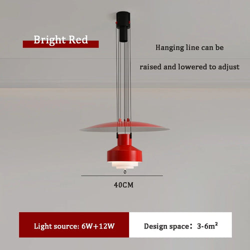lustre suspendu nordique réglable pour intérieur élégant - vue 14 sur 14