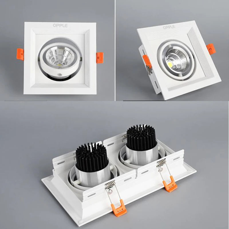 spot led encastrable à intensité variable super lumineux pour décoration - vue 7 sur 7