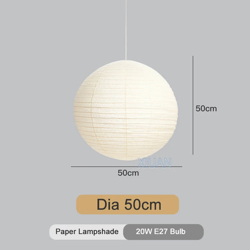 lustre vintage en papier led pour éclairage intérieur - vue 11 sur 11