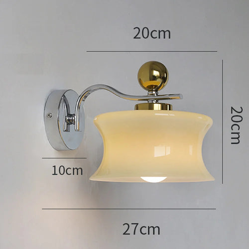 applique murale en verre pour décoration intérieure et ambiance chaleureuse - vue 6 sur 8