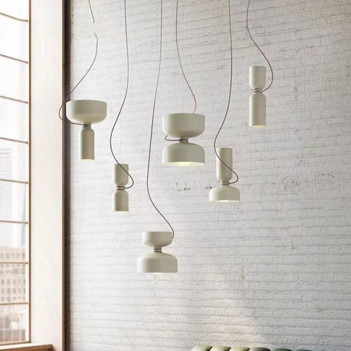 lustre moderne en métal pour 	 avec fil réglable - vue 2 sur 18