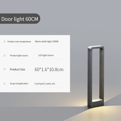 lampe de jardin moderne étanche en aluminium pour extérieur - vue 14 sur 21