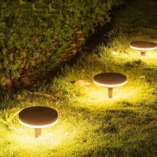 lampe de jardin à led éclairage extérieur étanche décoratif en aluminium - vue 2 sur 8