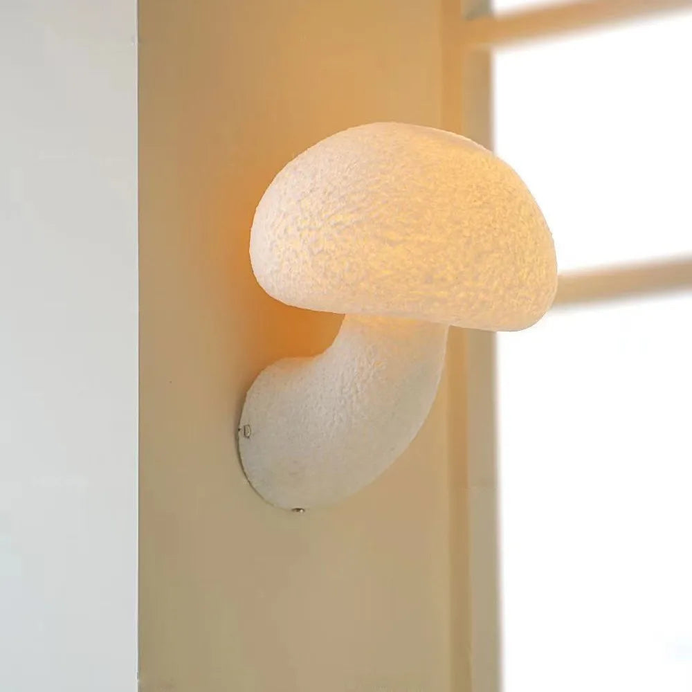 applique murale créative en résine en forme de champignon pour - vue 2 sur 6