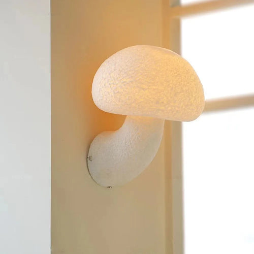 applique murale créative en résine en forme de champignon - vue 3 sur 6