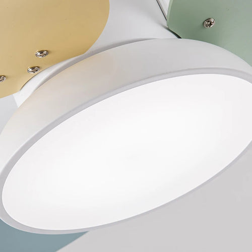 suspension ventilateur led moderne avec télécommande - vue 7 sur 8