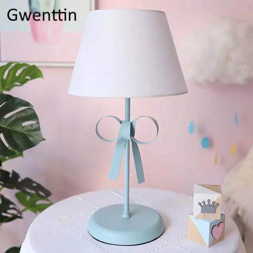 lampe de bureau moderne à nœud papillon pour chambre décorative - vue 13 sur 14