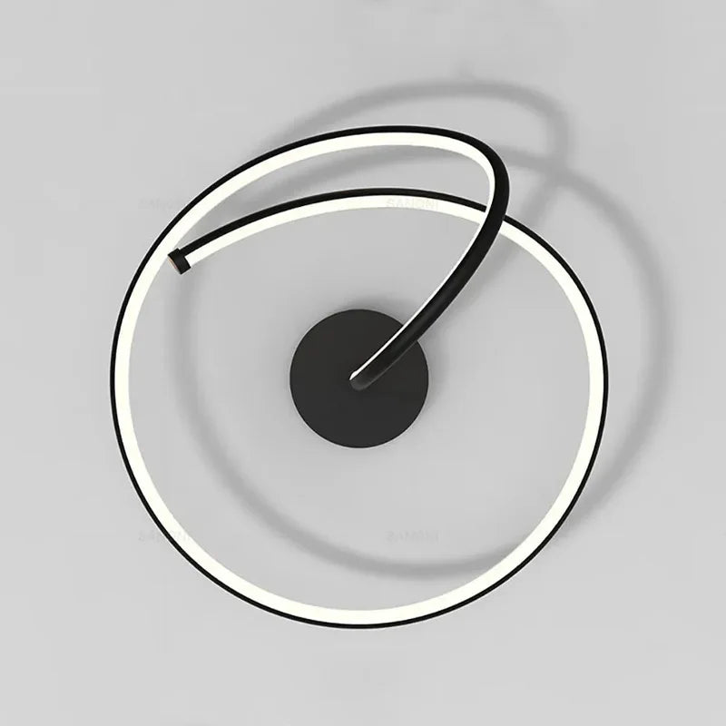lustre moderne à leds pour décoration intérieure élégante - vue 6 sur 12