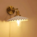 applique murale led antique avec interrupteur à tirette