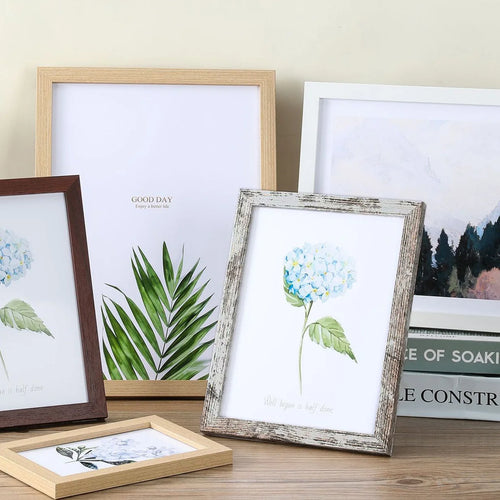 cadre photo en bois à suspendre pour décoration et cadeaux - vue 2 sur 10