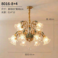 lustre en cristal rustique pour éclairage intérieur industriel