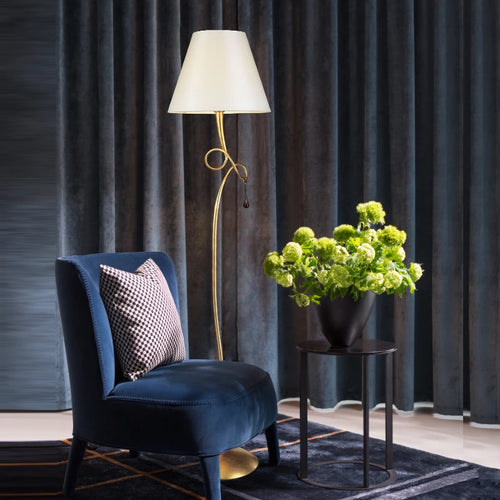 lampadaire led nordique en métal moderne pour décoration luminaire maison - vue 3 sur 5