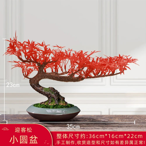 décoration intérieure faux arbre bonsaï style chinois pour un paysage apaisant - vue 28 sur 33
