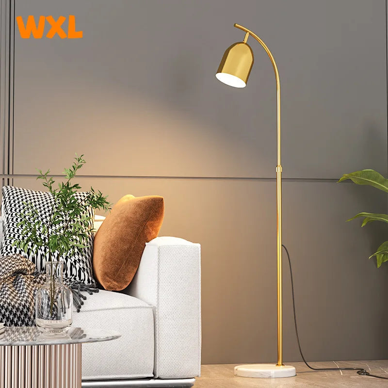 lampadaire led moderne à éclairage réglable design nordique - vue 6 sur 8