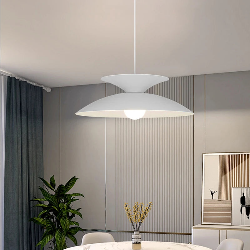 lustre de bar créatif nordique suspension longue ligne - vue 4 sur 22