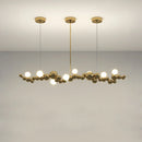 lustre suspendu led à intensité variable artistique