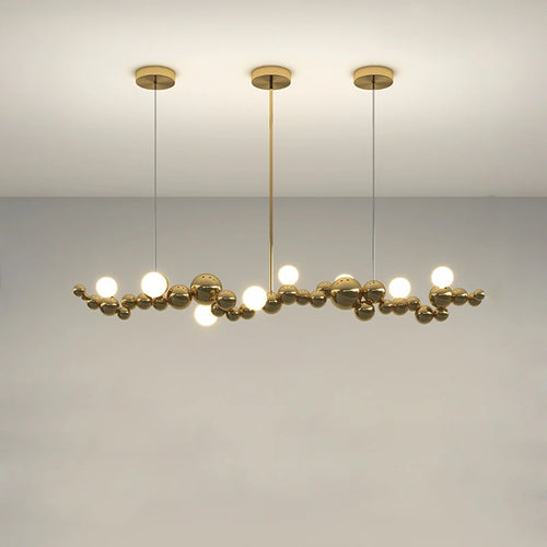 lustre suspendu led à intensité variable artistique - vue 3 sur 16