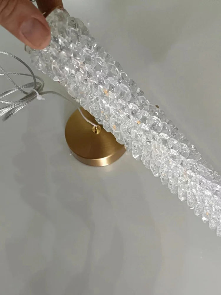 lustre en cristal de luxe pour intérieur moderne et élégant - vue 5 sur 7