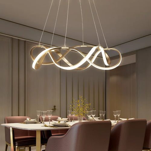 Lustre LED suspendue moderne style europe du nord - vue 2 sur 12