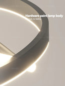 lustre anneau minimaliste créatif moderne pour maison