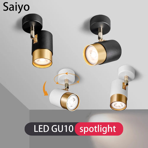 projecteurs led 	gu10 spot lumière monté en surface rotatif - vue 2 sur 8