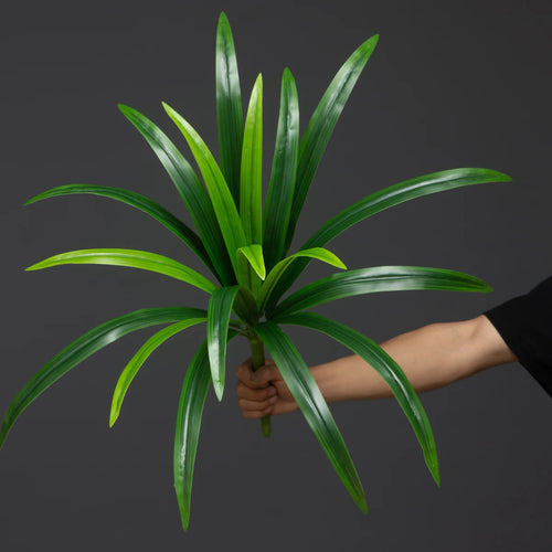 plantes artificielles grandes feuilles orchidées pour décoration intérieure - vue 10 sur 9