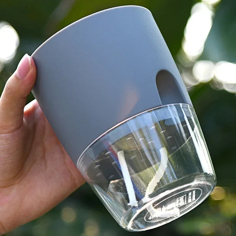 pot de fleurs auto-arrosant en plastique pour plantes succulentes - vue 5 sur 14