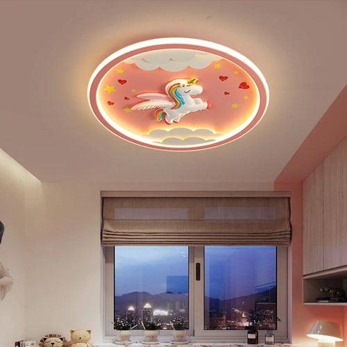 plafonnier led créatif pour chambre d'enfant décorative - vue 4 sur 8