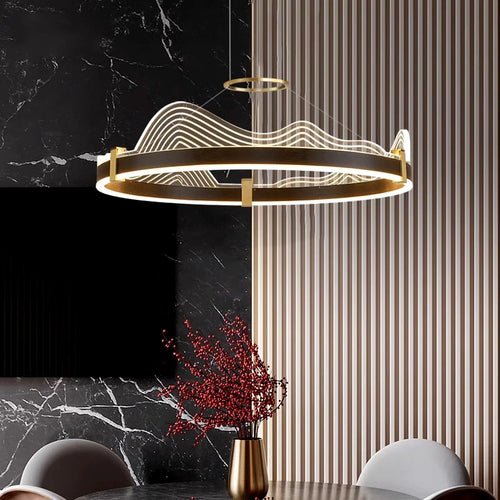 suspension moderne pour éclairage intérieur design élégant - vue 5 sur 17