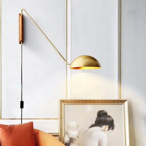 applique murale à bras long postmoderne pour hôtel et étude - vue 3 sur 8