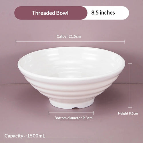 bol ramen melamine epais resistant style japonais cuisine - vue 8 sur 12