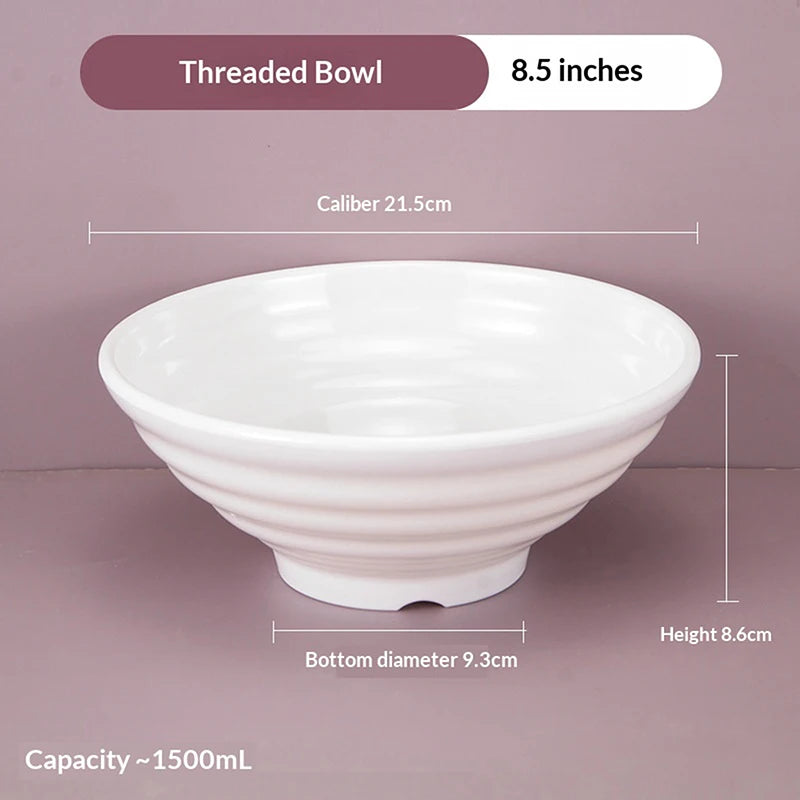 bol ramen melamine epais resistant style japonais cuisine - vue 7 sur 12