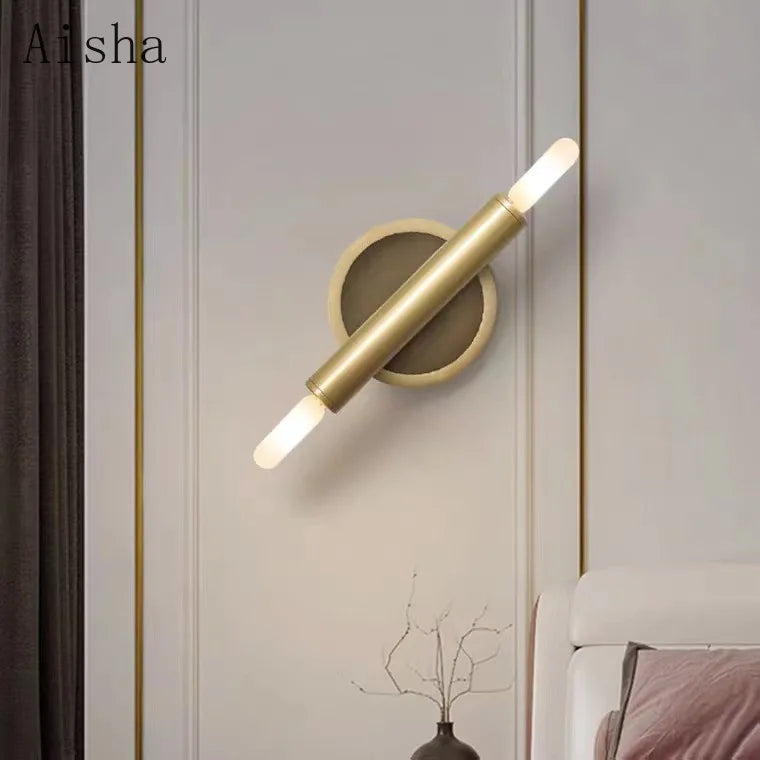applique murale en cuivre design moderne pour intérieur - vue 2 sur 7