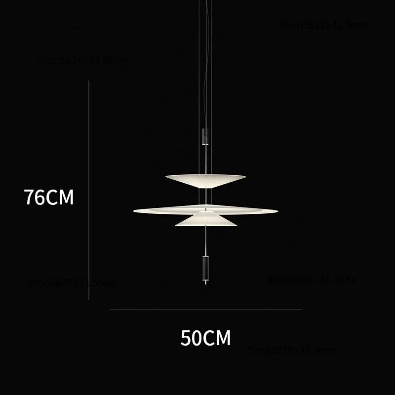suspension modernes en acrylique de styliste nordique