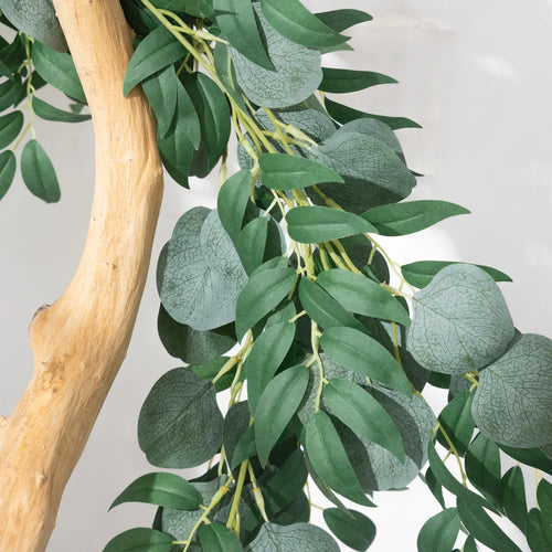 plante artificielle eucalyptus vigne soie pour décoration intérieure et extérieure - vue 4 sur 6