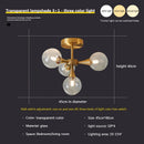 lustre nordique en verre blanc pour éclairage intérieur