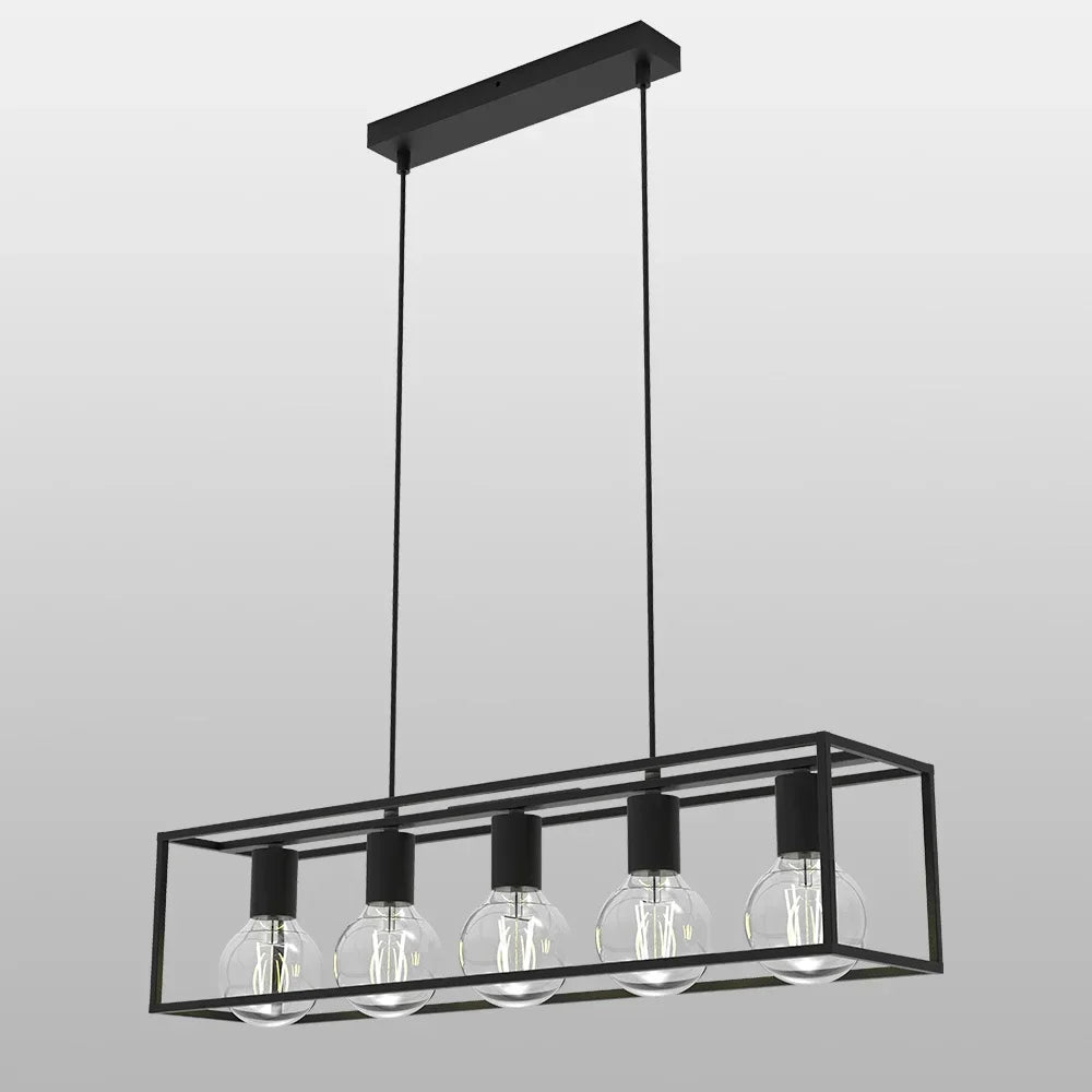 plafonnier led suspendu style industriel rétro avec câble réglable