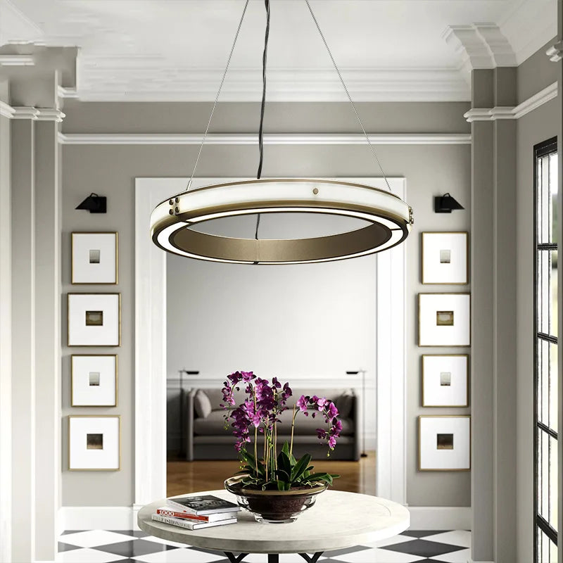 suspension en fer design moderne pour décoration intérieure élégante - vue 3 sur 7