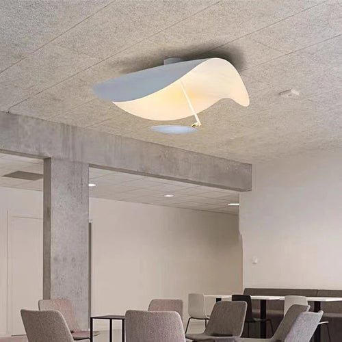 plafonnier scandinave en forme de feuille décorative pour magasin de vêtements - vue 3 sur 8