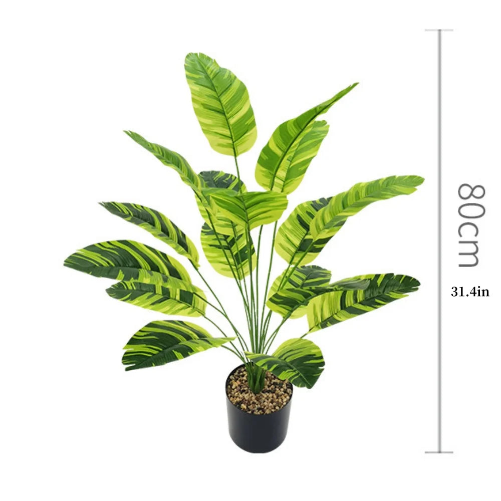 plante artificielle palmier plantain pour décoration intérieure et extérieure - vue 16 sur 27
