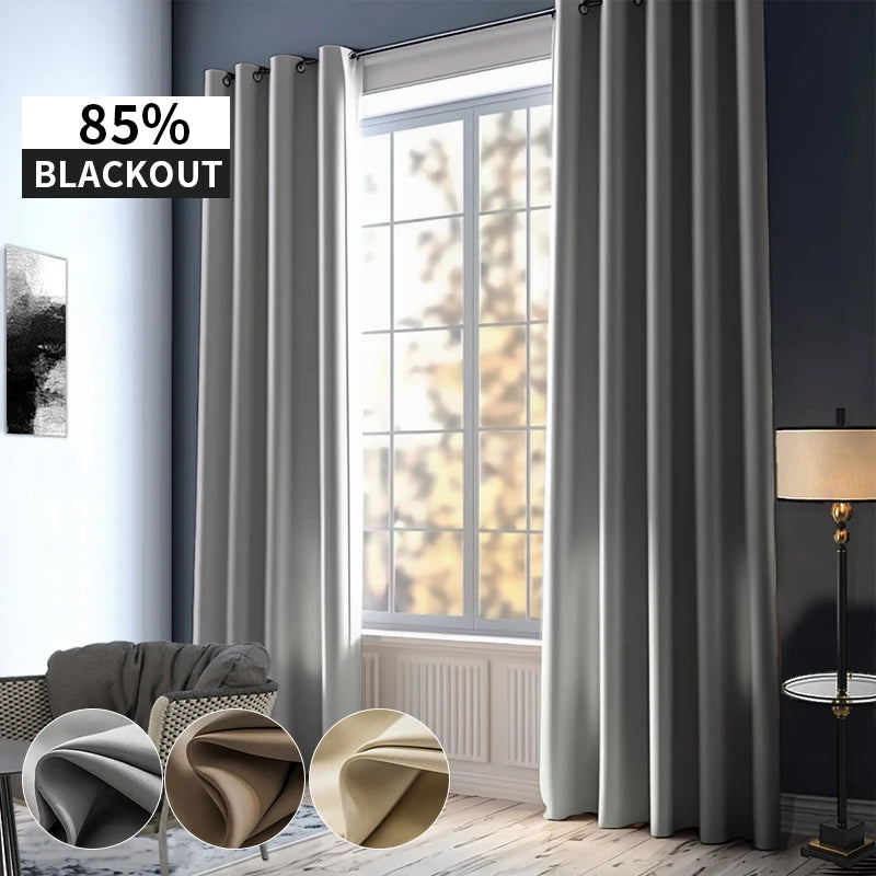 Rideau occultant moderne haute occultation pour chambre salon - vue 1 sur 10