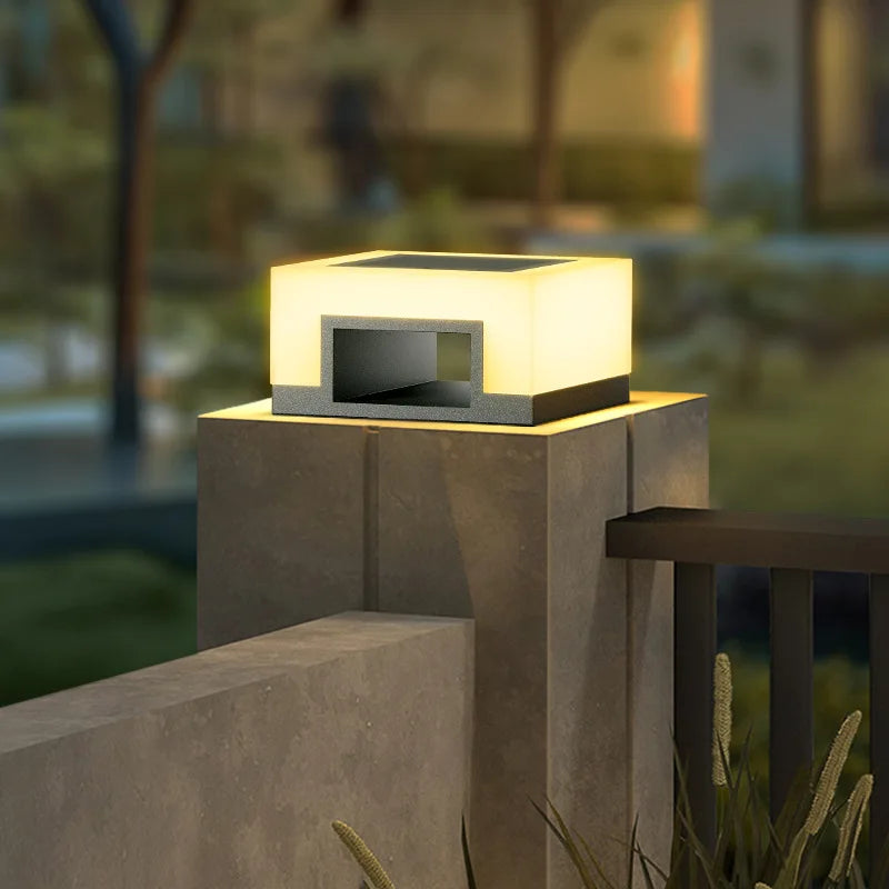 lampe solaire led étanche pour extérieur et jardin - vue 1 sur 12