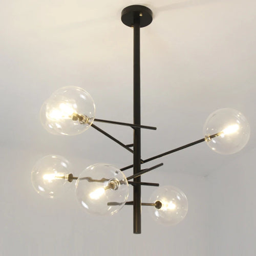 lustre winfordo globe led suspendu avec bulles de verre pour décoration - vue 5 sur 12