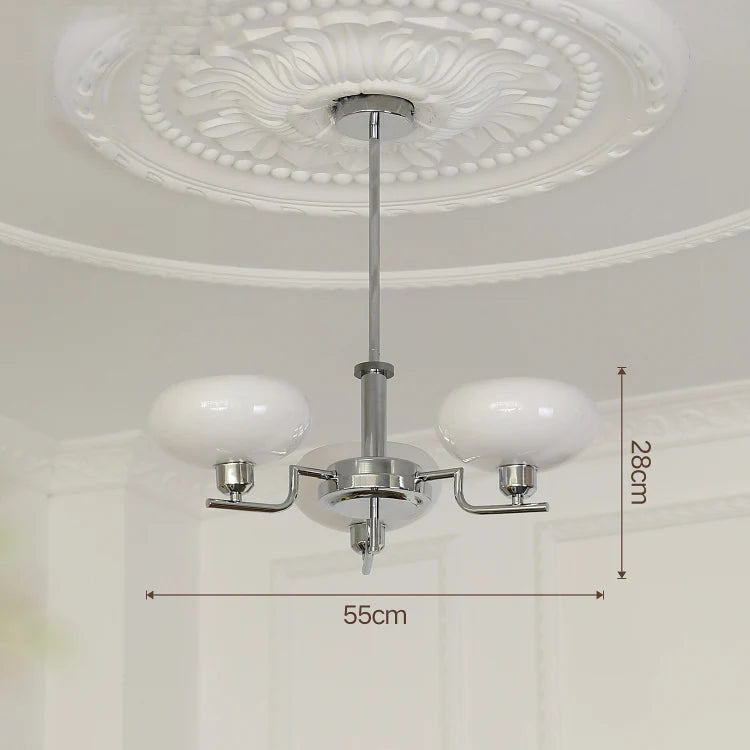lustre bauhaus en verre pour décoration moderne et design - vue 10 sur 13
