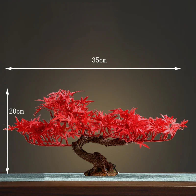 décoration intérieure faux arbre bonsaï style chinois pour intérieur et extérieur - vue 7 sur 22