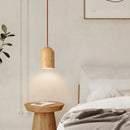 suspension vintage en pierre naturelle avec éclairage led