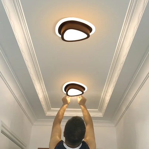 plafonnier led moderne pour décoration intérieure élégante et stylée - vue 3 sur 12