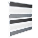Store enrouleur double persienne tissu pour chambre salon